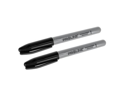 Popisovač permanentní, kulatý hrot, černý, PROLINE