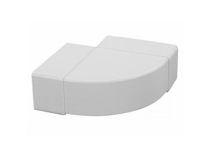 Koleno vodorovné ploché HACO CKH 2x220x55