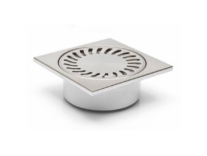 Podlahová vpusť spodní D 50/55 150x150mm, nerez