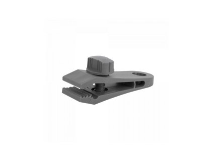 Upínací spona na plachty, sítě, tkaniny, šedá BUNGEE CORD CLIPS - 1KS