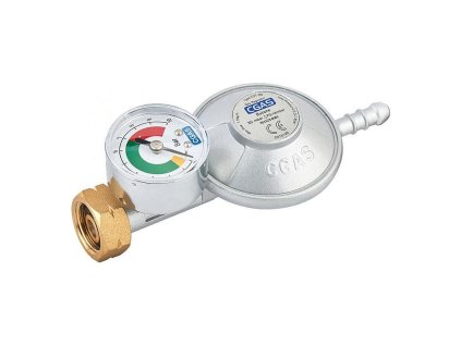 Regulátor plynu CGAS C31-30, 30mbar, 8mm s manometrem