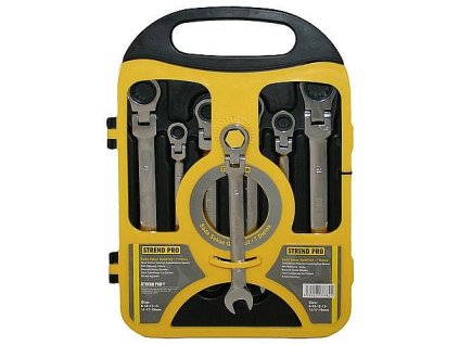 Sada ráčnových klíčů, kloubové CSS819, 8-19mm, 7ks