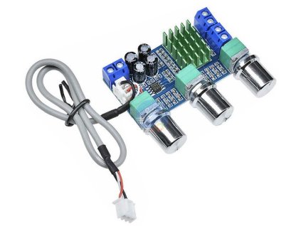 Zesilovač 2x50W ve třídě D s korekcemi, modul s TPA3116D2