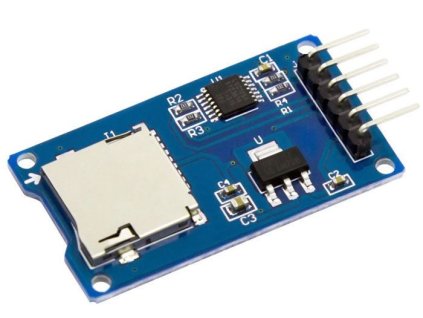 Čtečka Micro SD karet - modul SPI - 6pin
