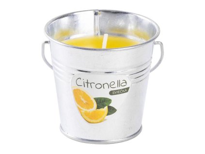 Svíčka Citronella, vědro 80g 80x72mm,TL09-144-3