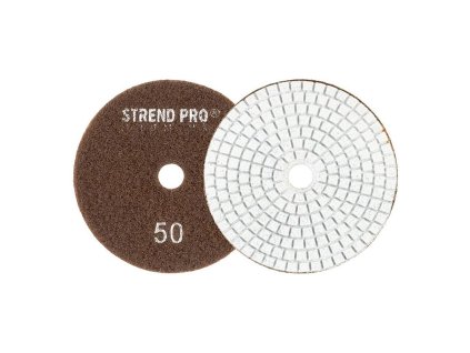 Diamantový kotouč leštící Strend Pro Premium, suchý zip, P50