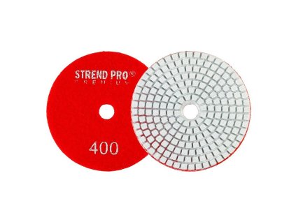 Diamantový kotouč leštící Strend Pro Premium, suchý zip, P400