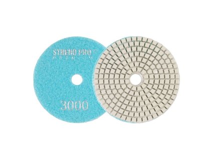 Diamantový kotouč leštící Strend Pro Premium, suchý zip, P3000
