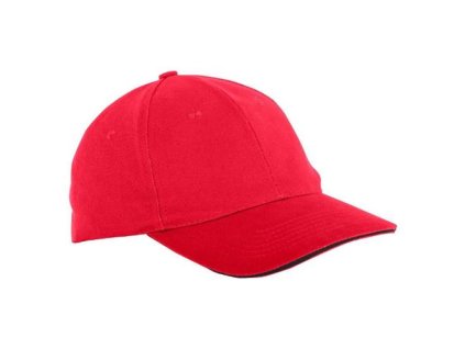 Čepice baseballová, červená, LAHTI PRO