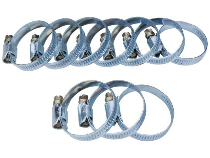 Spony hadicové, balení 10ks, 25-40mm, pozinkovaná, EXTOL CRAFT