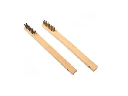 Kartáč 3 řadý pomosazený, dřevo 200 mm, ENPRO