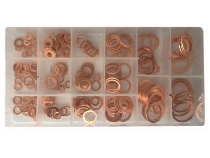 Měděná podložka, sada 220ks MAR-POL