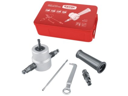 Nástavec na vrtačku k stříhání plechu, oboustranný EXTOL PREMIUM