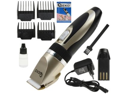Aku stříhací strojek na domácí zvířata 3,7V GEKO