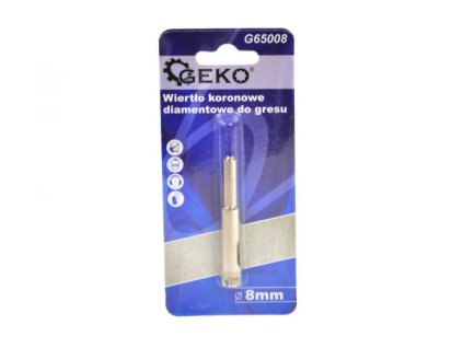 Korunkový vrták diamantový na dlaždice 8mm GEKO