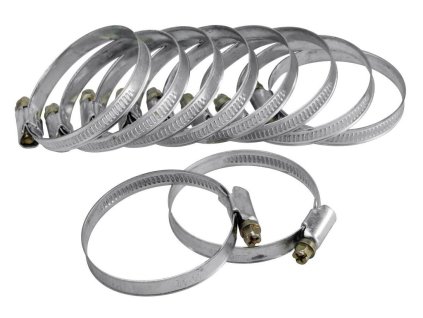 Spony hadicové, balení 10ks, 20-32mm, pozinkovaná, EXTOL CRAFT