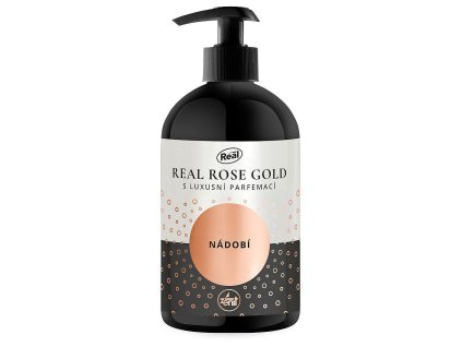 Mycí prostředek na nádobí Real Rose Gold nádobí, 500g