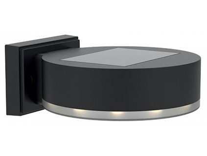 Solární lampa na stěnu/plot, 12x SMD LED