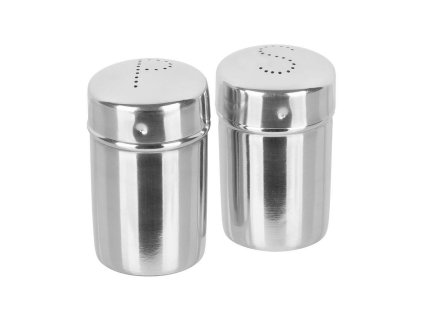 Set solnička a kořenka 5,5x9cm, nerez