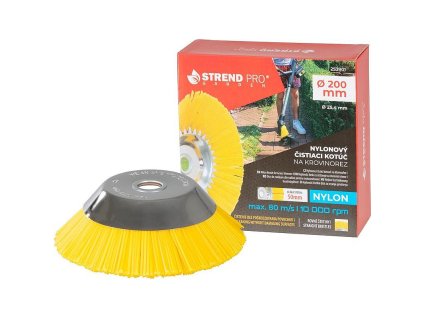 Čistící hlava na křovinořez 200mm, nylonová
