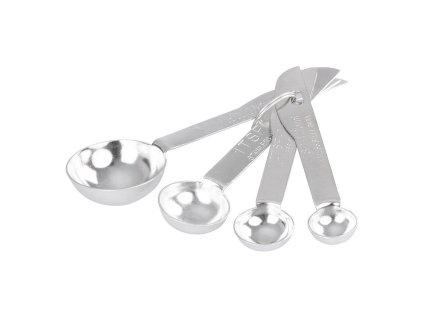 Odměrka lžičková MagicHome, nerez, sada 4ks