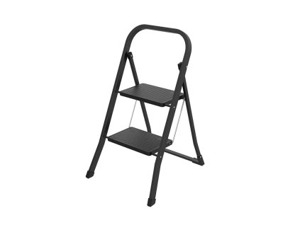 Schůdky ocelové 2 stupně Drabest MINIFERO - černé