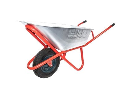 Kolečko Detex D3, 100l korba Zn, nafukovací, 350-8, 200kg, kuličkové ložisko