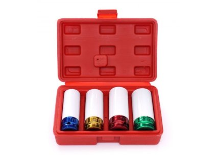 Nástrčné rázové hlavice 1/2" na ALU disky 17, 19, 21, 22mm KRAFT&DELE