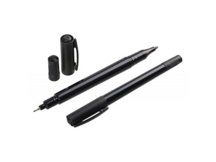 Značkovač permanentní (fix), oboustranný, červený ENPRO