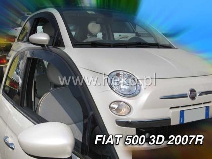 HEKO Ofuky oken Fiat 500 3dveř přední 07-
