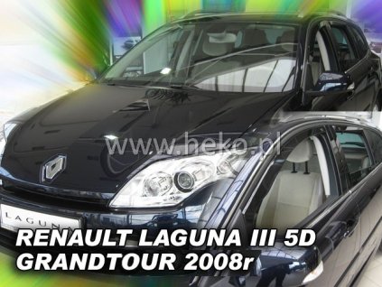 HEKO Ofuky oken Renault Laguna III 5dveř 07- před.+zadní grandtour