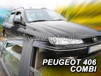 HEKO Ofuky oken Peugeot 406 4dveř 96- před.+zadní combi