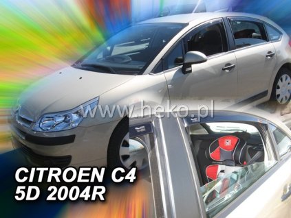 HEKO Ofuky oken Citroen C4 5dveř 04- před.+zadní