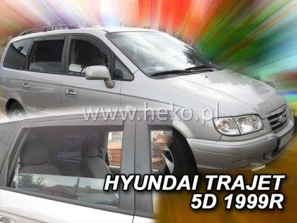 HEKO Ofuky oken Hyundai Trajet 5dveř 99-07 před.+zadní