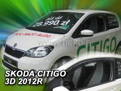 HEKO Ofuky oken Škoda Citigo 3dveř přední 12-