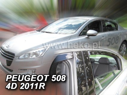 HEKO Ofuky oken Peugeot 508 4dveř 11- před.+zadní sedan