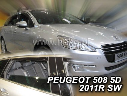 HEKO Ofuky oken Peugeot 508 4dveř 11- před.+zadní SW