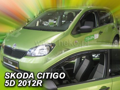 HEKO Ofuky oken Škoda Citigo 5dveř přední 12-