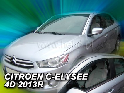 HEKO Ofuky oken Citroen C-Elysee 4dveř přední 13-