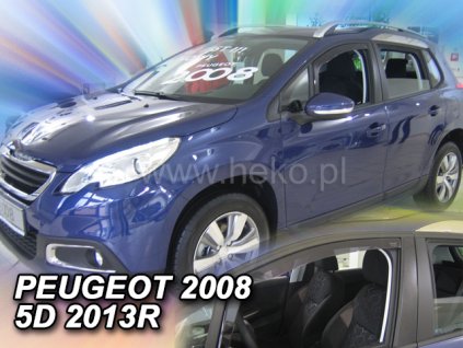 HEKO Ofuky oken Peugeot 2008 5dveř přední 13-