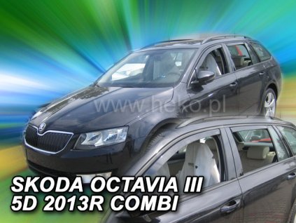 HEKO Ofuky oken Škoda Octavia III 2013- combi přední+zadní