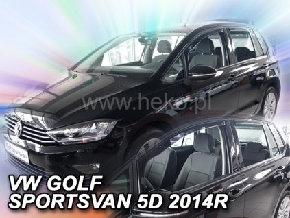 HEKO Ofuky oken VW Golf Sportsvan 14 před.+zadní