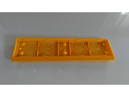 Podložka pod SPZ barva Žlutá