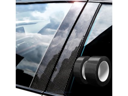 Carbon folie na lepení sloupků vozidla 5x300cm