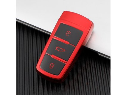 Obal na klíč VW Passat B6 - červená