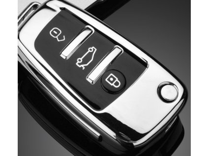 Obal na klíč Audi - chrom