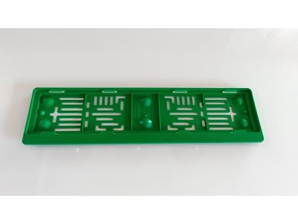 Podložka pod SPZ barva Zelená