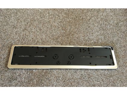 Podložka pod SPZ, podznačka, držák SPZ s rámečkem nerez ocel