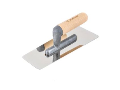 Hladítko nerez benátské trapézové, 75 x 95 x 240 mm, dřevěná rukojeť