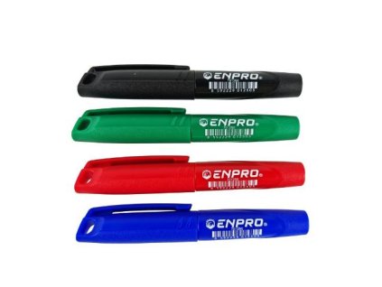 Popisovač permanentní mini, 4 barvy ENPRO